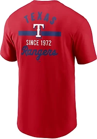 Nike Men's Rangers MLB 2 Hit T-shirt