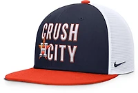 Nike Men's Astros Primetime Pro Structured Square Bill Trucker Cap
