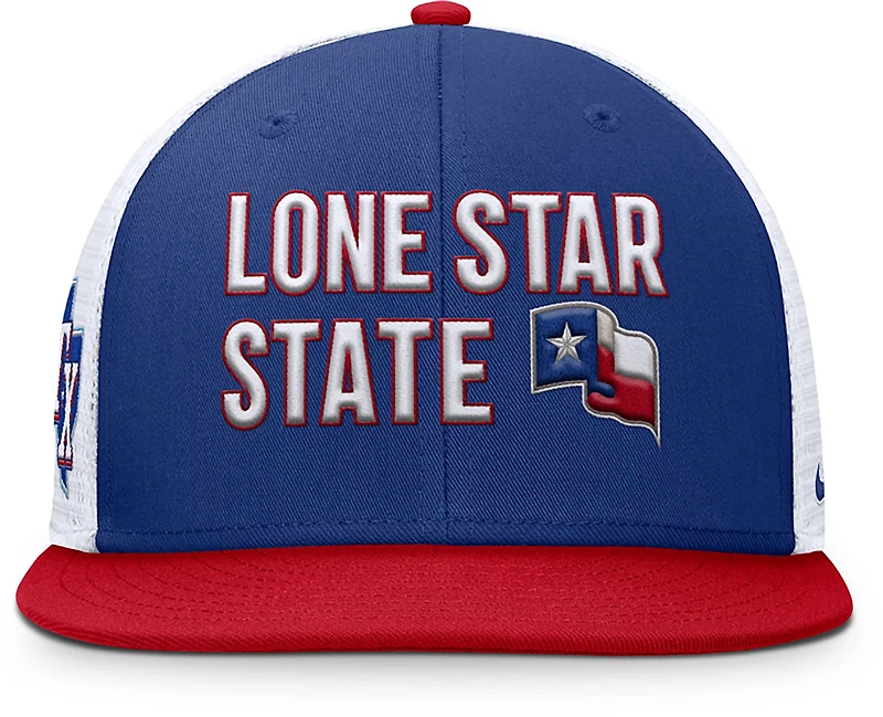 Nike Men's Rangers Primetime Pro Structured Square Bill Trucker Cap