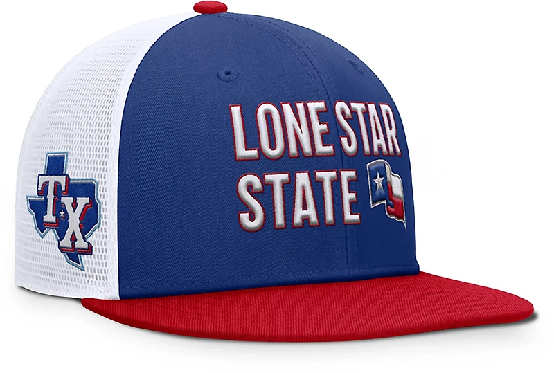 Nike Men's Rangers Primetime Pro Structured Square Bill Trucker Cap