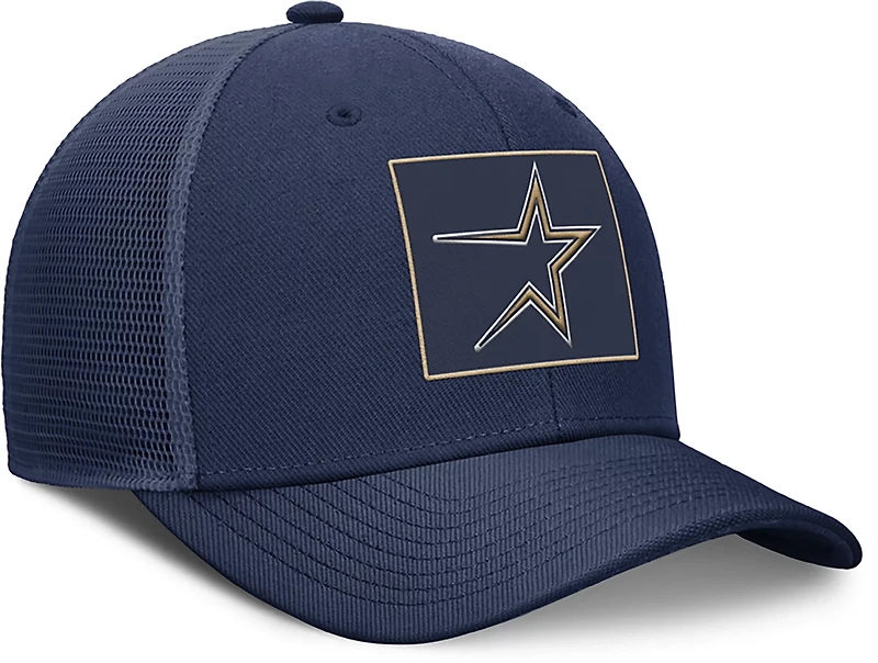 Nike Men's Astros Cooperstown Rise Structured Trucker Cap