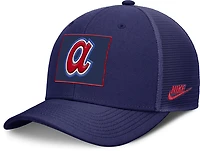 Nike Men's Braves Cooperstown Rise Structured Trucker Cap