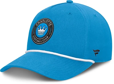 Fanatics Men's Charlotte FC Route One A-Frame Adjustable Snapback Cap