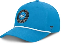 Fanatics Men's Charlotte FC Route One A-Frame Adjustable Snapback Cap