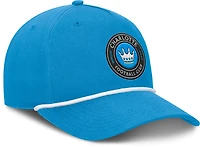 Fanatics Men's Charlotte FC Route One A-Frame Adjustable Snapback Cap
