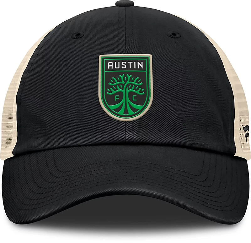 Fanatics Men's Austin FC False Nine Unstructured Adjustable Mesh Snapback Cap