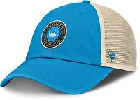 Fanatics Men's Charlotte FC False Nine Unstructured Adjustable Mesh Snapback Cap