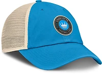 Fanatics Men's Charlotte FC False Nine Unstructured Adjustable Mesh Snapback Cap