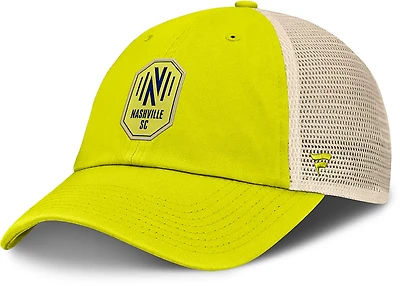 Fanatics Men's Nashville SC False Nine Unstructured Adjustable Mesh Snapback Cap