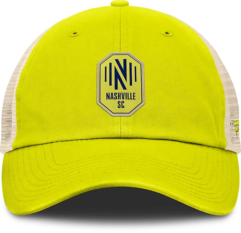 Fanatics Men's Nashville SC False Nine Unstructured Adjustable Mesh Snapback Cap