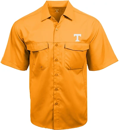 Antigua Men's University of Tennessee Game Day Woven Fishing Shirt