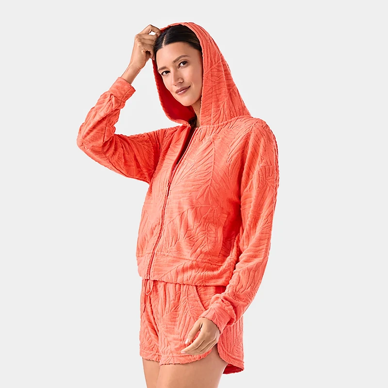 Tavi Women's Palm Terry Zip Hoodie