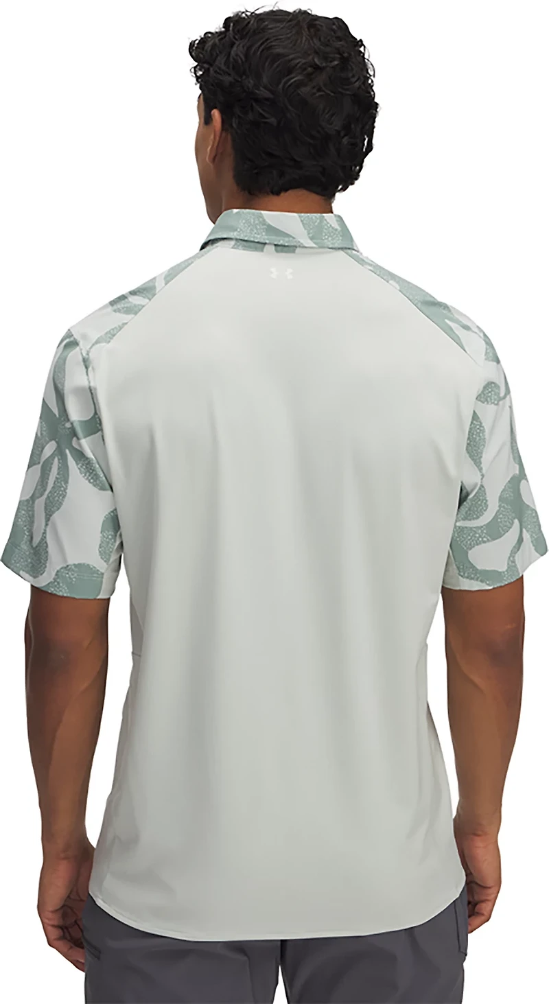 Under Armour Men's Shorebreak Fish Hybrid Printed Woven Shirt