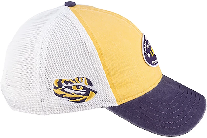 Black Clover Men's Louisiana State University Retro Adjustable Trucker Cap