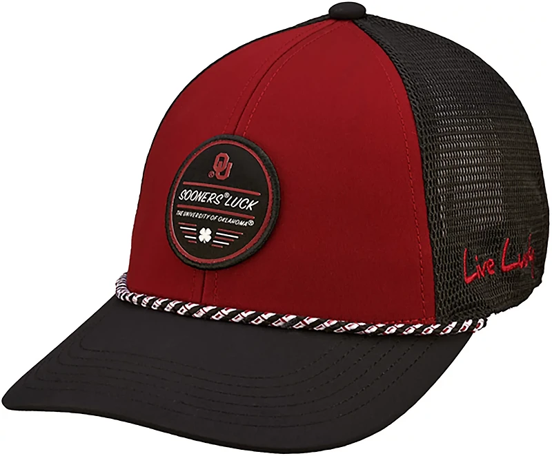 Black Clover Men's University of Oklahoma Gamer Adjustable Trucker Cap