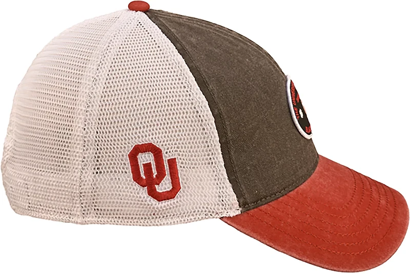 Black Clover Men's University of Oklahoma Retro Adjustable Trucker Cap