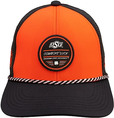 Black Clover Men's Oklahoma State University Gamer Adjustable Trucker Cap