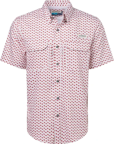 Magellan Outdoors Men's Oklahoma Local State Print Shirt