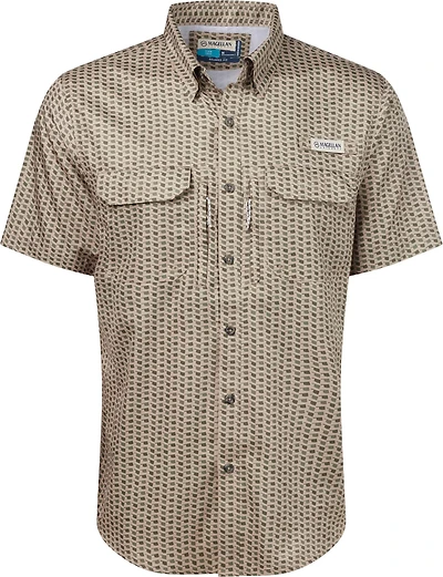 Magellan Outdoors Men's Oklahoma Local State Print Shirt