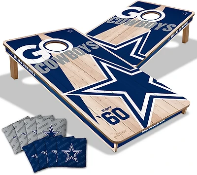 YouTheFan Dallas Cowboys 2 ft x 4 ft Solid Wood Cornhole Set
