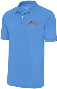 Antigua Men's Texas Rangers Cooperstown Legacy Pique Polo Shirt