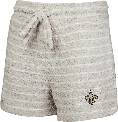 Concepts Sport Women's New Orleans Saints Ventura Striped Chenille Shorts 4