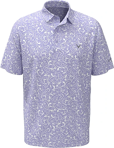 Callaway Boys' Floral Printed Polo Shirt