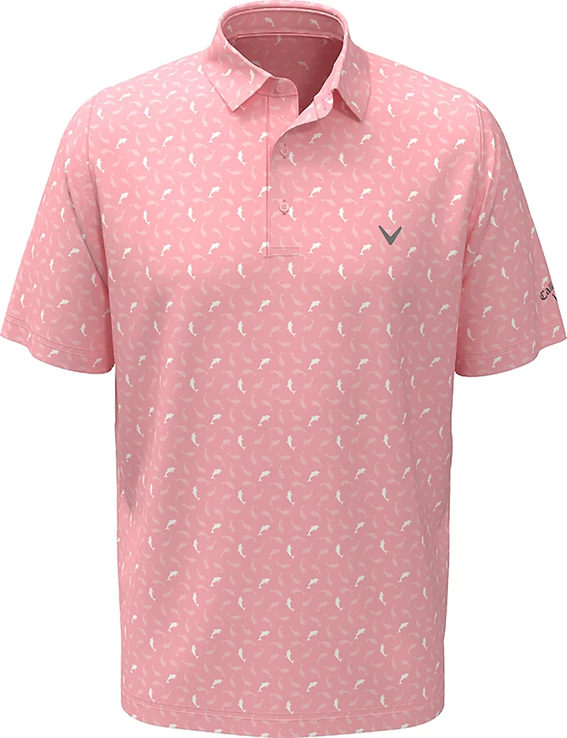 Callaway Boys' Dolphin Printed Polo Shirt
