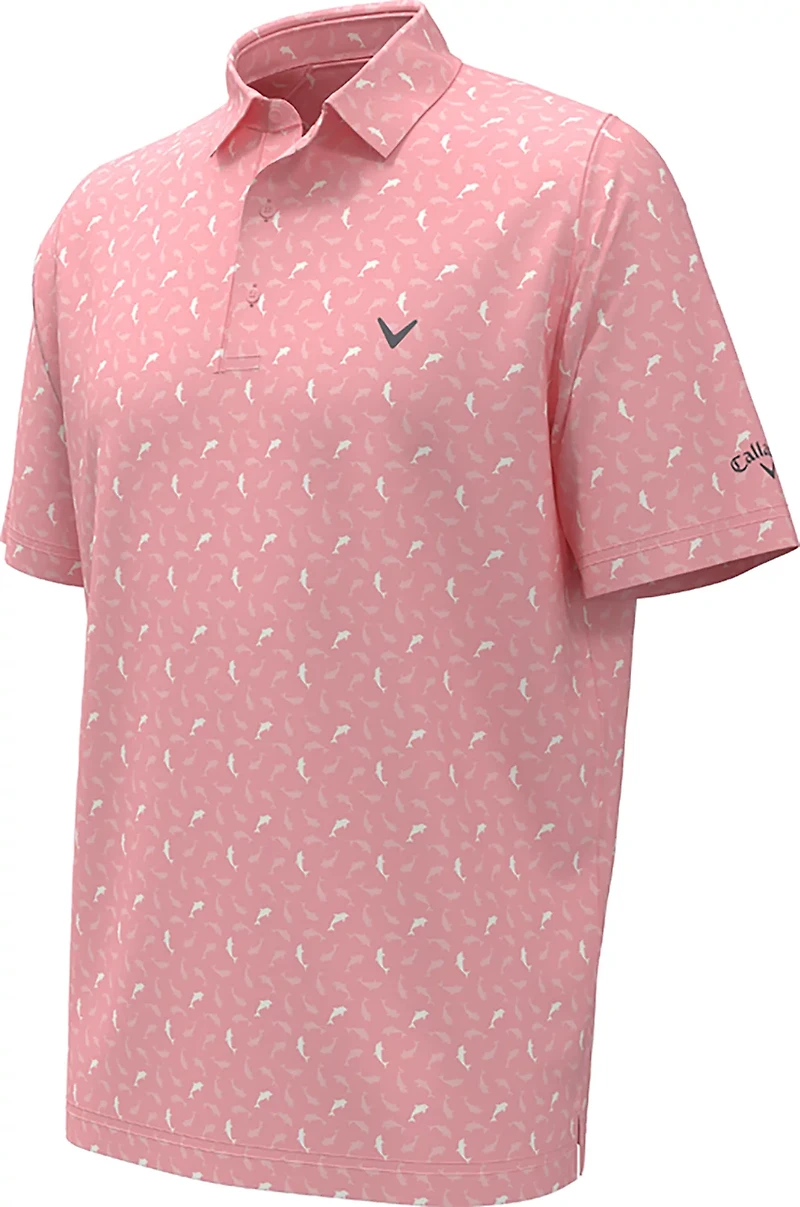 Callaway Boys' Dolphin Printed Polo Shirt