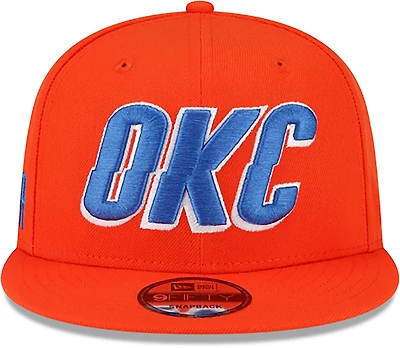 New Era Adults' Oklahoma City Thunder 2024 Statement Edition 9FIFTY Snapback Cap