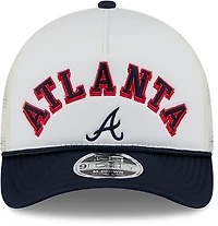 New Era Men's Atlanta Braves Chrome Arch 9FORTY Cap