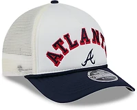 New Era Men's Atlanta Braves Chrome Arch 9FORTY Cap