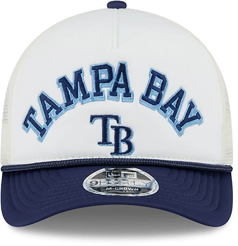 New Era Men's Tampa Bay Rays Chrome Arch 9FORTY Cap