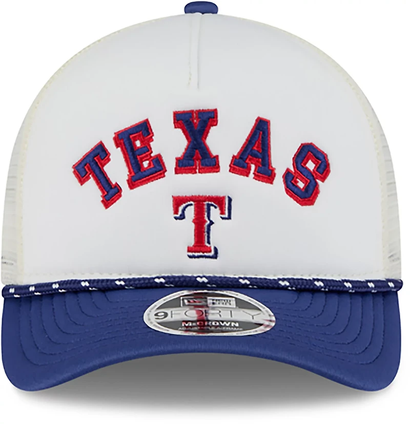 New Era Men's Texas Rangers Chrome Arch 9FORTY Cap