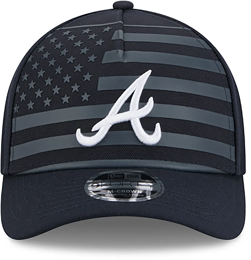 New Era Adults' Braves Tonal Flag 9FORTY Cap
