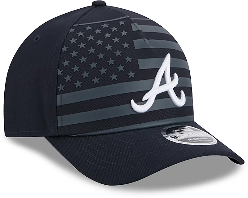 New Era Adults' Braves Tonal Flag 9FORTY Cap