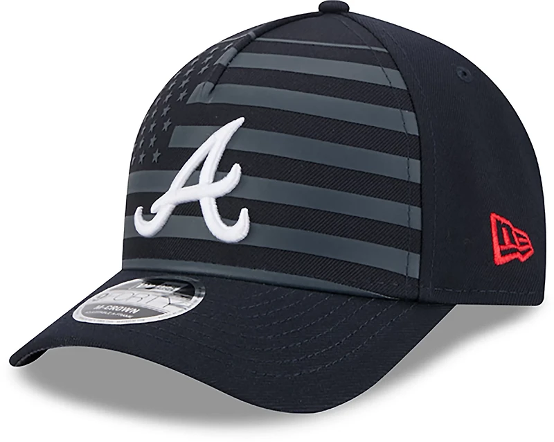 New Era Adults' Braves Tonal Flag 9FORTY Cap