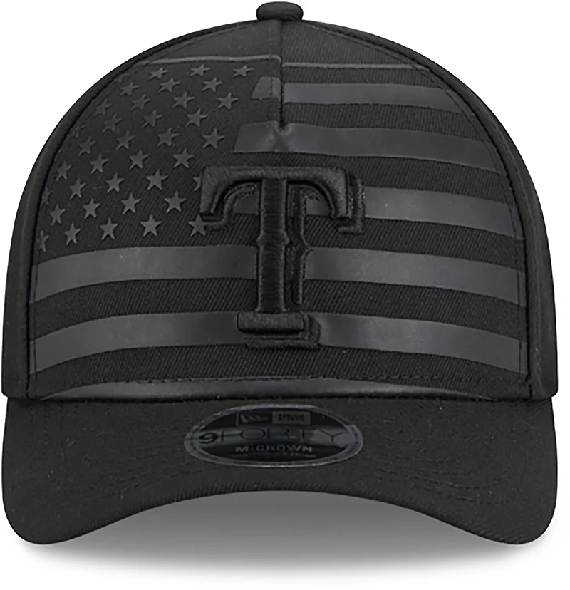 New Era Adults' Rangers Tonal Flag 9FORTY Cap
