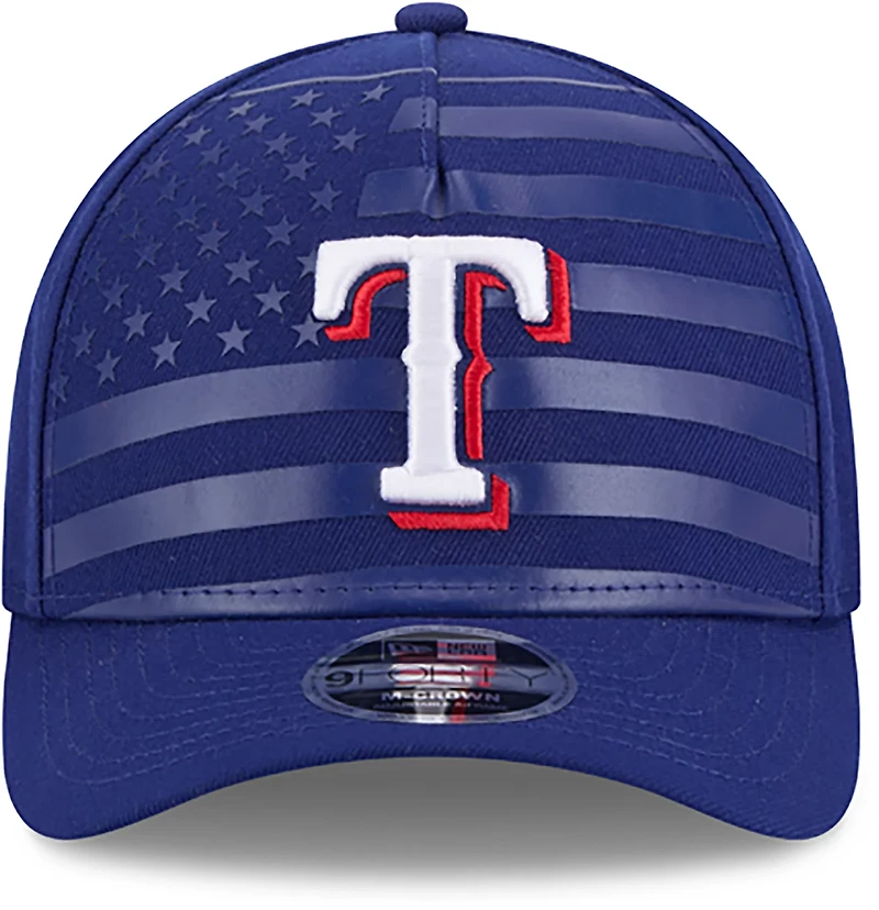 New Era Adults' Rangers Tonal Flag 9FORTY Cap