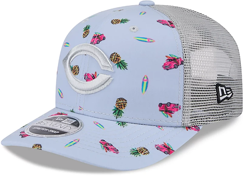 New Era Men's Cincinnati Reds Pineapple Pattern 9SEVENTY Cap