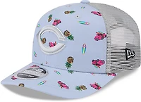 New Era Men's Cincinnati Reds Pineapple Pattern 9SEVENTY Cap