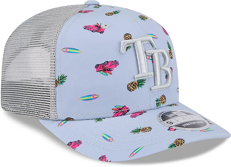 New Era Men's Tampa Bay Rays Pineapple Pattern 9SEVENTY Cap