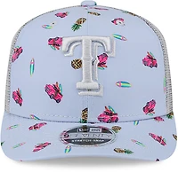 New Era Men's Texas Rangers Pineapple Pattern 9SEVENTY Cap