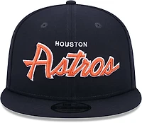 New Era Men's Houston Astros Evergreen Script 9FIFTY Cap