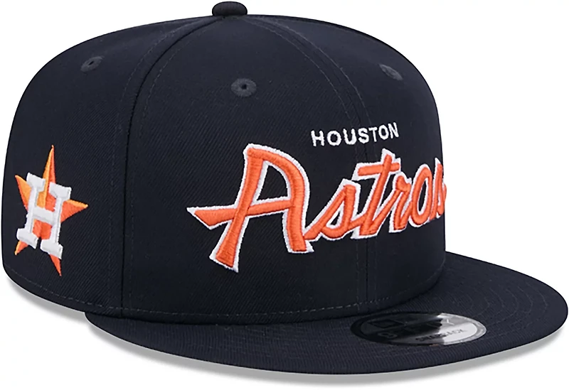 New Era Men's Houston Astros Evergreen Script 9FIFTY Cap