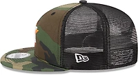 New Era Adults' Astros Evergreen Camo 9FIFTY Trucker Cap