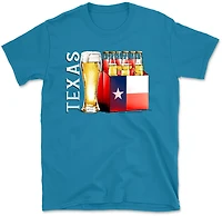 State Life Men's Texas Lager Beer Short Sleeve T-shirt