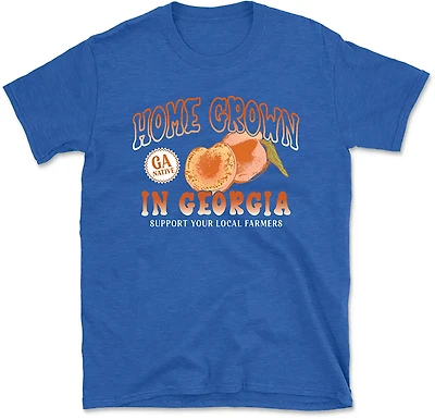 State Life Men's Georgia Home Grown Peach Short Sleeve T-shirt
