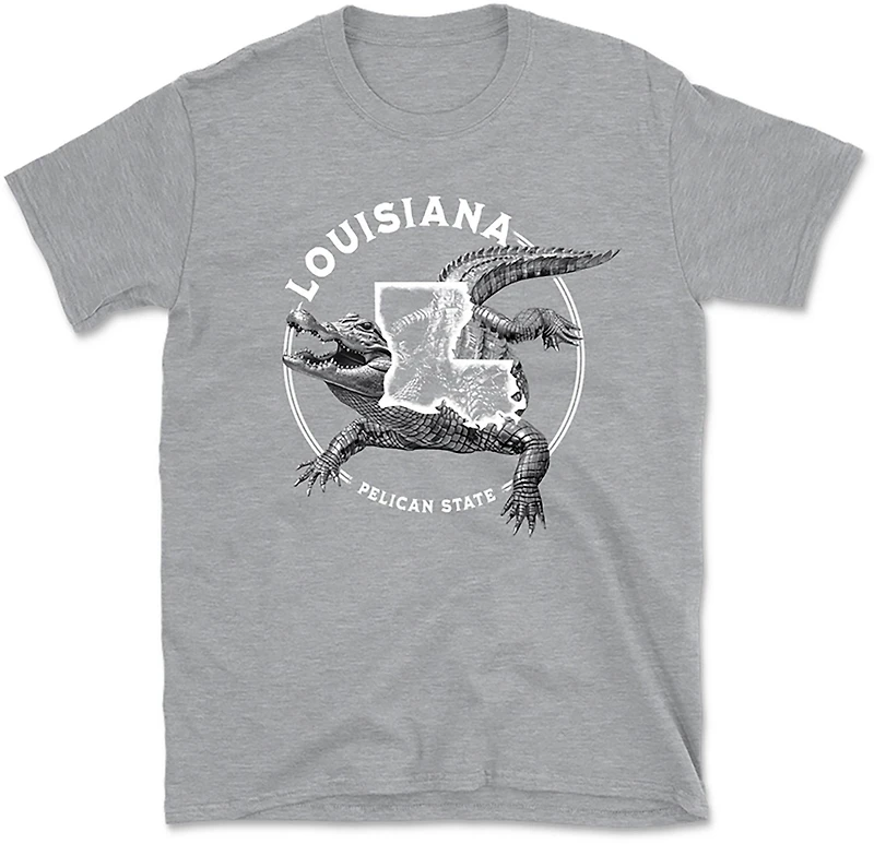 State Life Men's Louisiana Slow Walk Short Sleeve T-shirt