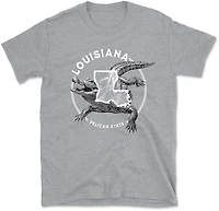 State Life Men's Louisiana Slow Walk Short Sleeve T-shirt